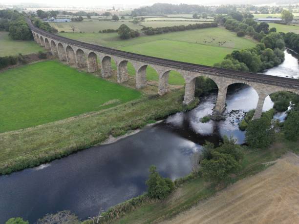 istock Arthington railway Viaduct,  railway bridge crossing the Wharfe valley. Arthington in West Yorkshire 1415970921