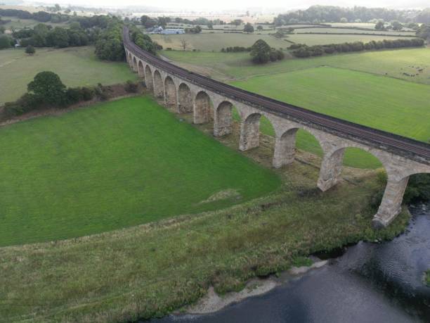 istock Arthington railway Viaduct,  railway bridge crossing the Wharfe valley. Arthington in West Yorkshire 1415973410