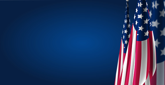 USA Flag Background Illustratiion