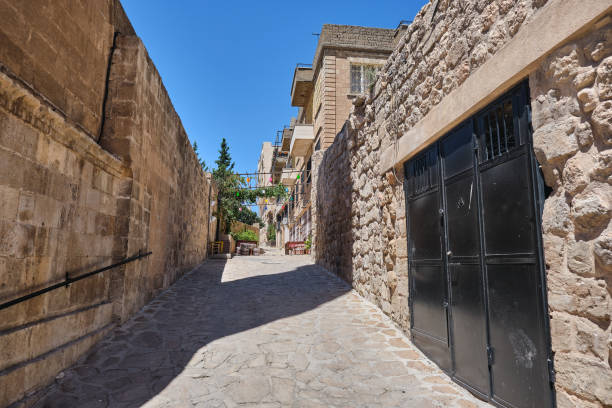 istock Narrow streets in Mardin, Ancient mardin streets. 1415981811