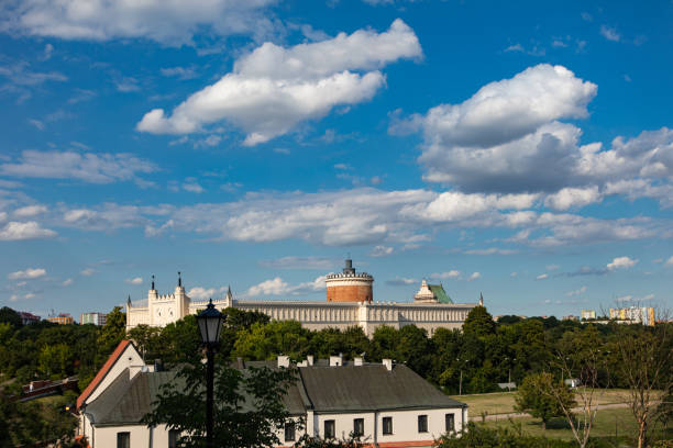 château de lublin à lublin, pologne - beautiful famous place ideas construction photos et images de collection