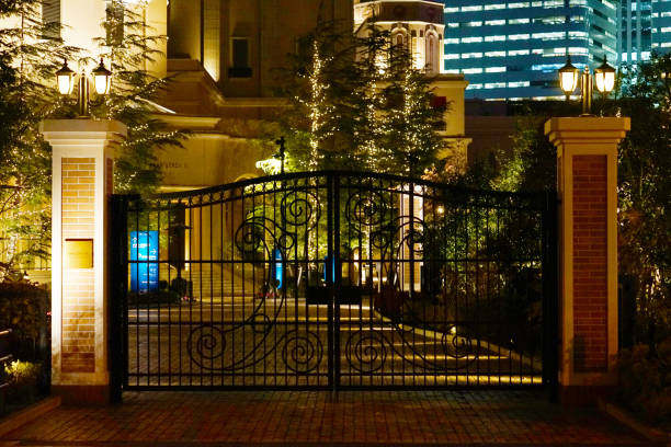 Gorgeous gate of Western architecture. Shooting Location: Yokohama-city kanagawa prefecture
