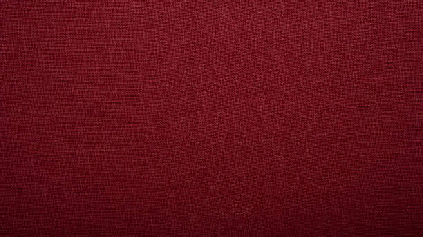 Natural linen fabric texture. Textured fabric background stock photo