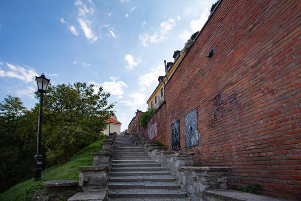Lublin, Poland - August 2, 2022: Street in Lublin, Poland