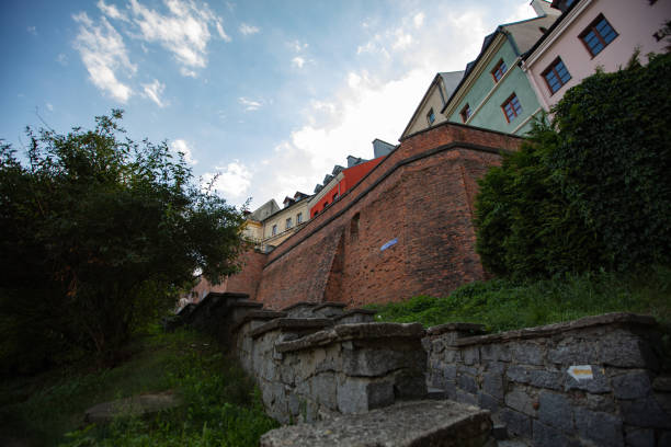 Lublin, Poland - August 2, 2022: Street in Lublin, Poland