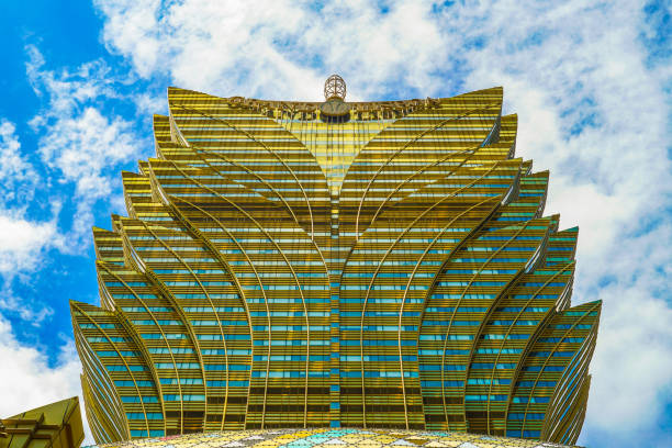 Grand Lisboa and Macao cityscape. Shooting Location: Macau Special Administrative District