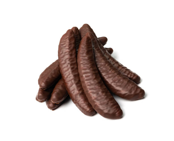istock Chocolate Banana Isolated 1415989071