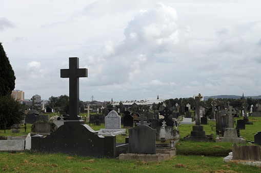 Milltown Cemetery is a large cemetery in west Belfast, Northern Ireland. It lies within the townland of Ballymurphy, between Falls Road and the M1 motorway.