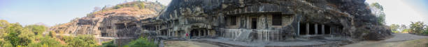 Panoramic view of ellora Caves