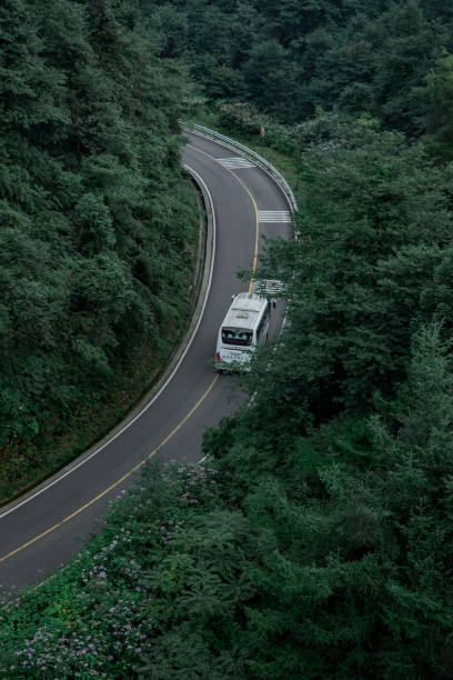 Curvel road in mountain