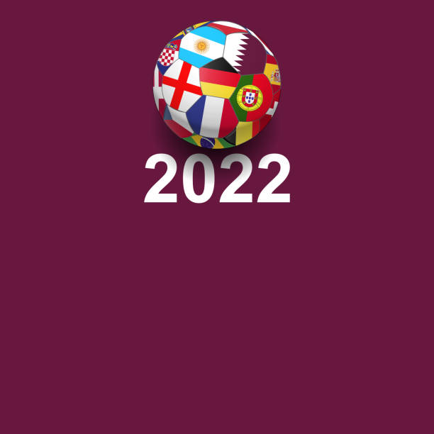 Soccer Football 2022, Sports Background Illustration vector art illustration