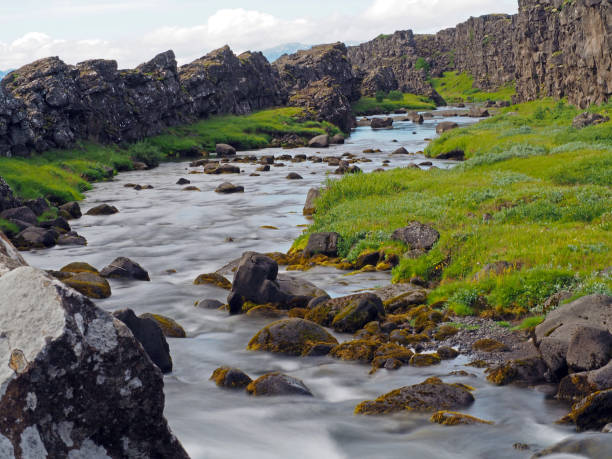 istock melted river in the Thingvellir national park in Mid-Atlantic Ridge 1416008832