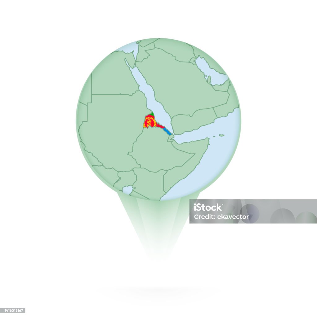 エリトリアの地図エリトリアの地図とフラグとスタイリッシュな場所のアイコン アイコンのベクターアート素材や画像を多数ご用意 アイコン