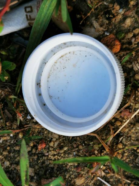 istock Caps of used bottles 1416021768