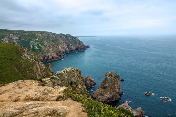 istock Ocean beach view, Cabo da Roca, Portugal 1416022580