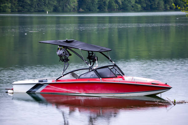 istock Boat on the lake 1416022775