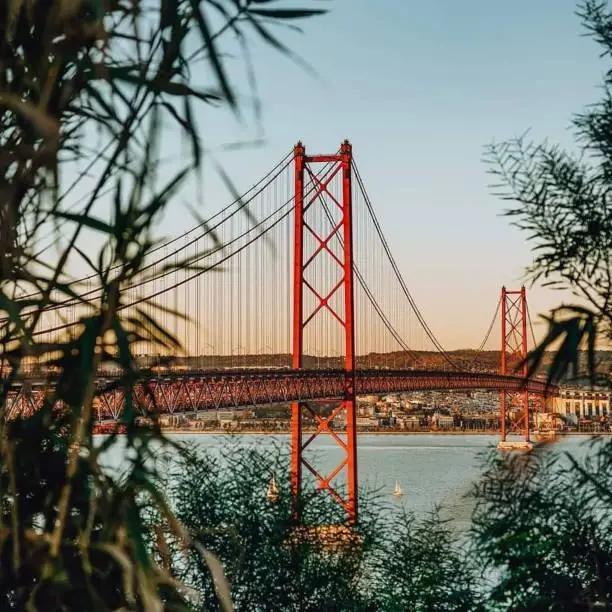 Photo of 25th of April Bridge Lisbon Portugal.