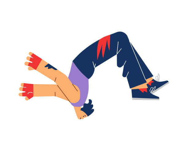Backflip Graphics 80+ Person Back Flip Stock Illustrations, Royalty-Free Vector Graphics ...