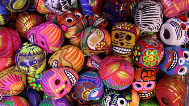 istock Day of the Dead Skulls 1416028131