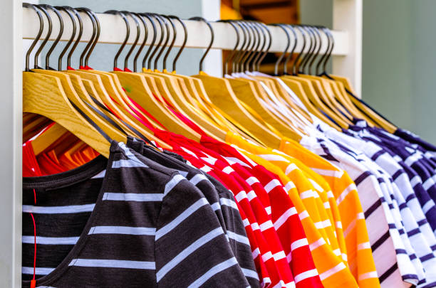 istock clothes at a rack - close-up 1416036777