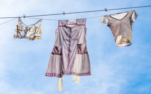 istock laundry on a clothesline to dry 1416036897