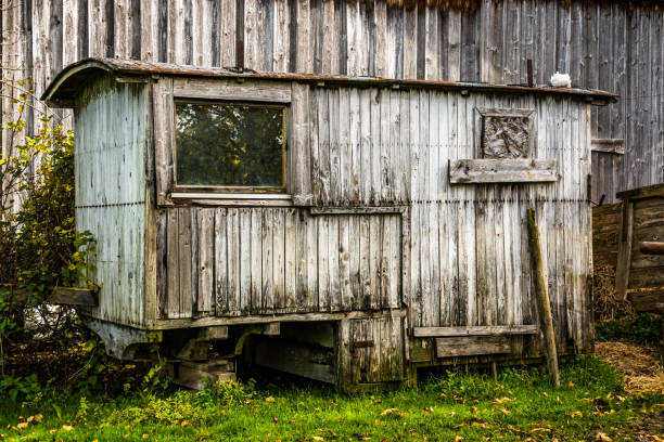 istock old trailer at a parking lot 1416037782