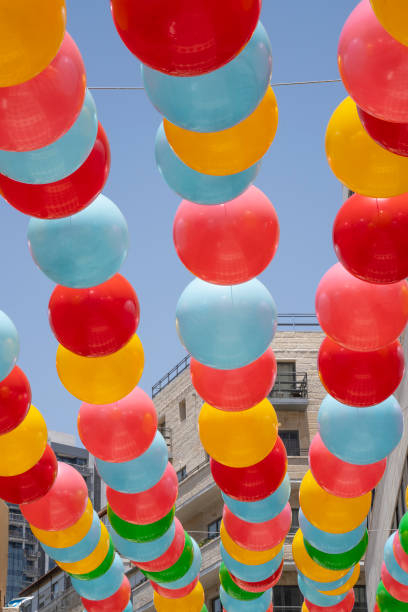 istock Pride Parade Decorations in Jerusalem, Israel 1416038184
