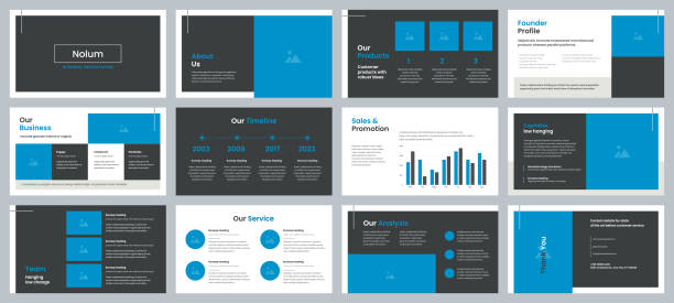 Powerpoint and keynote presentation slides design template. Elements of infographics for presentations templates. Elements of infographics for presentations templates. Annual report, leaflet, book cover design. Brochure layout, flyer template design. Corporate report, advertising template in vector Illustration. powerpoint template background stock illustrations