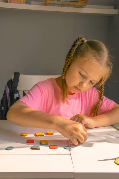 istock schoolgirl doing her homework with laptop computer at home. Child using gadgets to study. Online education and distance learning for kids. Homeschooling during quarantine. Stay at home. Back to school 1416045337