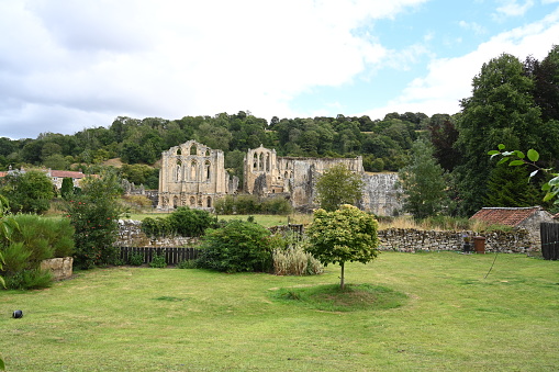 Rievaulx Abbey  Cistercian abbey in Rievaulx, situated near Helmsley in the North York Moors National Park, North Yorkshire, England