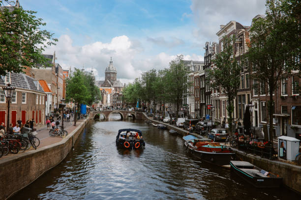 istock Canals of Amsterdam, the Netherlands 1416056827