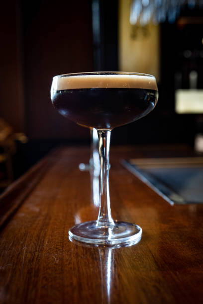 istock Espesso coctail on the barpult 1416056990