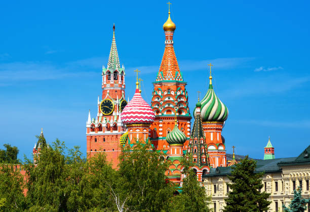 istock Moscow Kremlin and St Basil’s cathedral in summer, Russia 1416058136