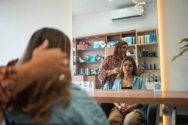 istock Women's haircut room 1416093343
