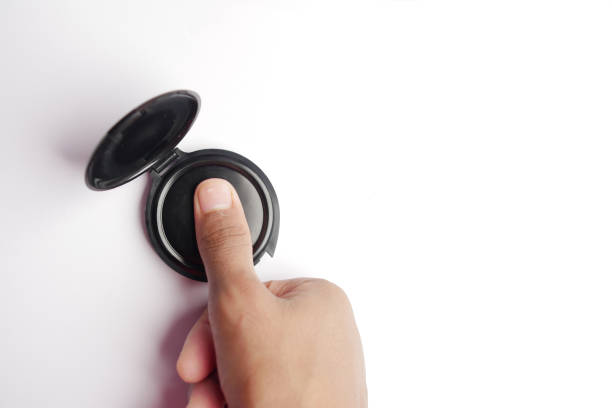 istock putting fingerprints on a paper close up , 1416154358