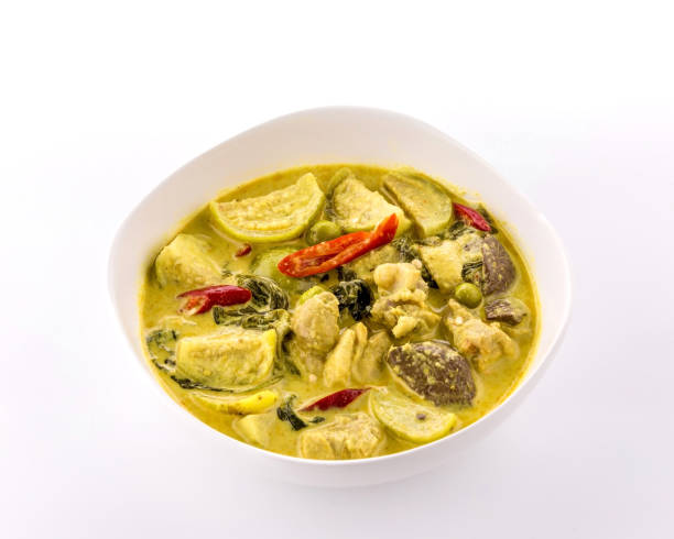 istock Thai food chicken green curry 1416162175