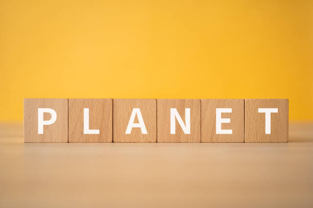 istock Wooden blocks with 