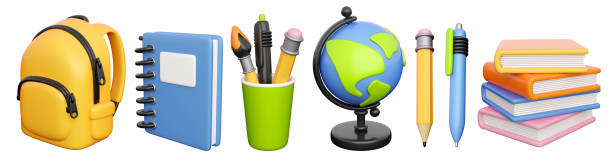 istock Icons set for back to school, learning and onlline education banners. 1416175709