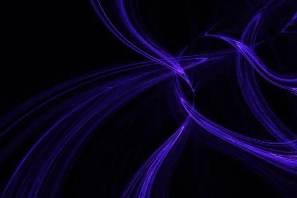 Digitally Generated Fractal Based Mysterious Abstract Background Video