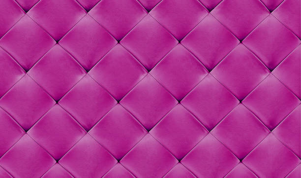 istock Purple natural leather background, classic checkered pattern for furniture, wall, headboard 1416212514