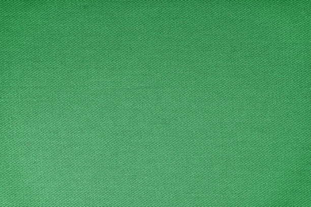 istock Texture of green fabric diagonal weave pattern. Decorative textile background 1416212518