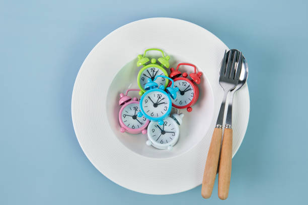 The Top Ten Health Benefits of Fasting: From Weight Loss to Longevity 5 time to lose weight intermittent fasting eating control or time to diet concept an alarm