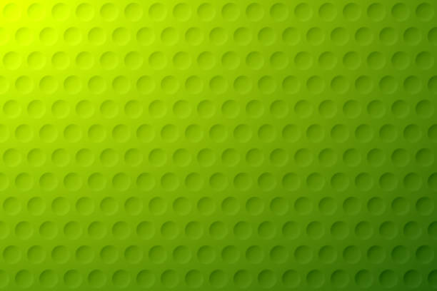 illustrations, cliparts, dessins animés et icônes de fond vert abstrait - texture géométrique - dimple golf ball golf ball