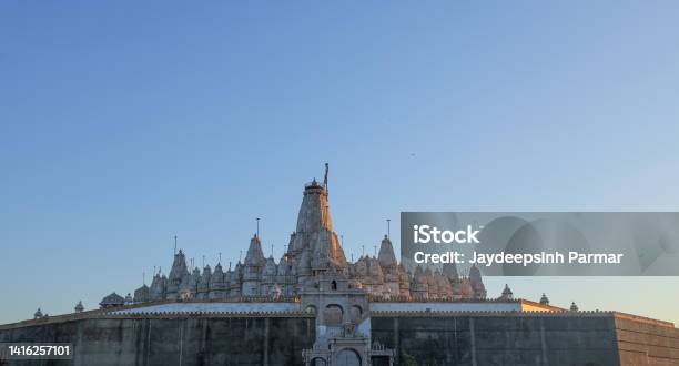 Jain Temples On Top Of Shatrunjaya Hill Palitana Gujarat India Stock Photo - Download Image Now