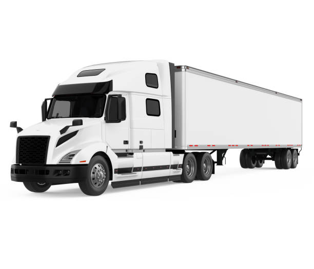 istock Cargo Delivery Truck Isolated 1416258171