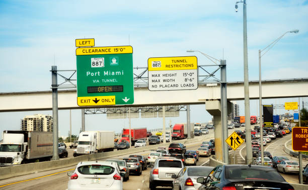 istock Miami morning traffic. 1416267222