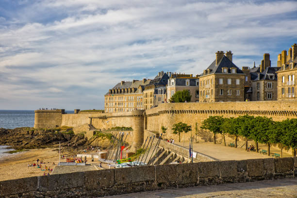 istock saint malo view to the seafront at evening sun light 1416280520