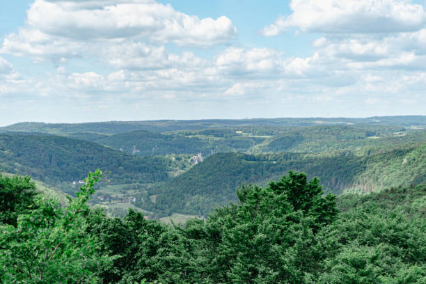 istock Idyllic and panoramic view of Bavarian nature 1416288446