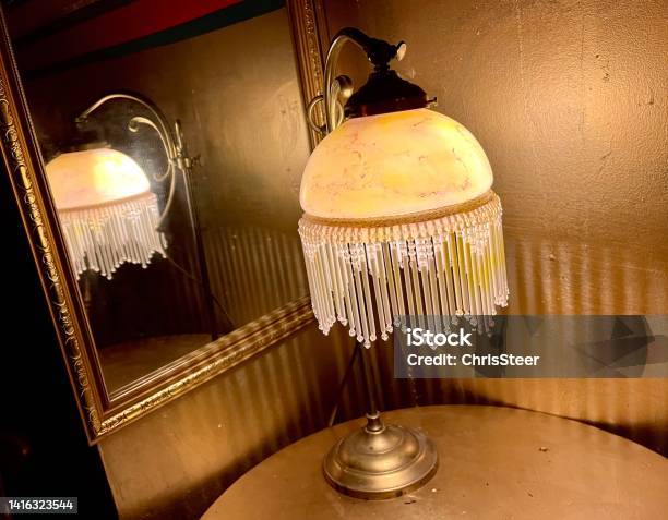 1920s Lamp Stock Photo - Download Image Now - 1920-1929, Art Deco, Electric Lamp