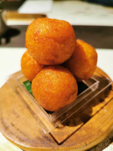 istock Sweet potato balls. 1416335616